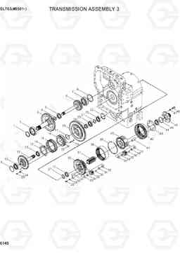 6140 TRANSMISSION ASSEMBLY 3 SL763(#0501-), Hyundai