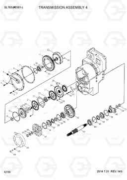 6150 TRANSMISSION ASSEMBLY 4 SL763(#0501-), Hyundai