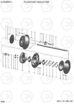 6320 PLANETARY REDUCTOR SL763(#0501-), Hyundai