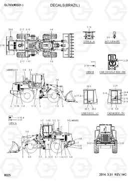 8025 DECALS(BRAZIL) SL763(#0501-), Hyundai