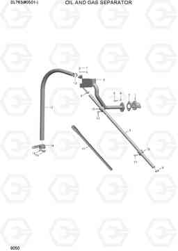 9050 OIL AND GAS SEPARATOR SL763(#0501-), Hyundai