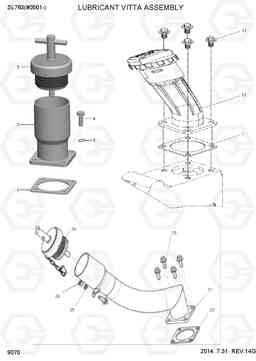 9070 LUBRICANT VITTA ASSEMBLY SL763(#0501-), Hyundai