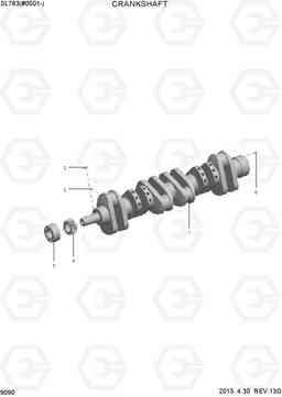 9090 CRANKSHAFT SL763(#0501-), Hyundai