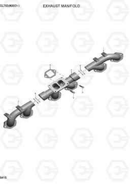 9415 EXHAUST MANIFOLD SL763(#0501-), Hyundai