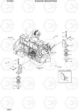 1010 ENGINE MOUNTING SL763S, Hyundai