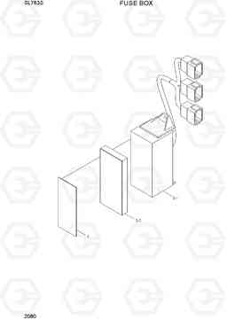 2080 FUSE BOX SL763S, Hyundai