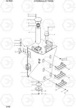 3100 HYDRAULIC TANK SL763S, Hyundai