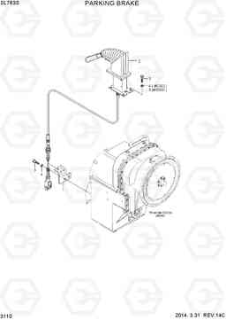 3110 PARKING BRAKE SL763S, Hyundai