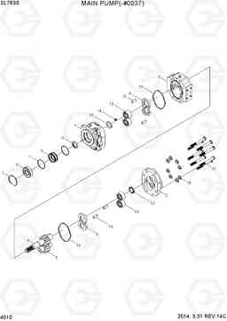 4010 MAIN PUMP(-#0037) SL763S, Hyundai