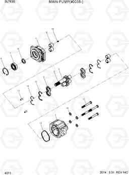 4011 MAIN PUMP(#0038-) SL763S, Hyundai