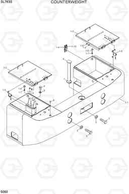 5050 COUNTERWEIGHT SL763S, Hyundai