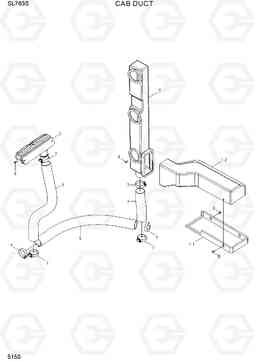 5150 CAB DUCT SL763S, Hyundai