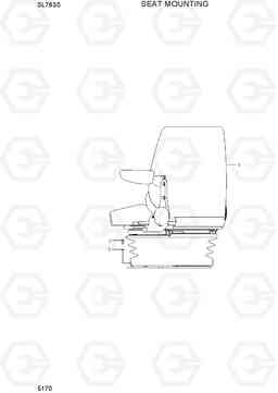 5170 SEAT & MOUNTING SL763S, Hyundai