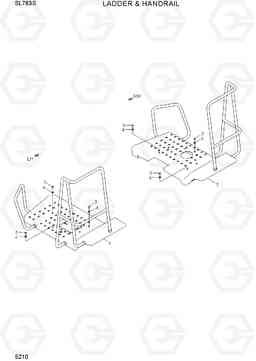 5210 LADDER & HANDRAIL SL763S, Hyundai