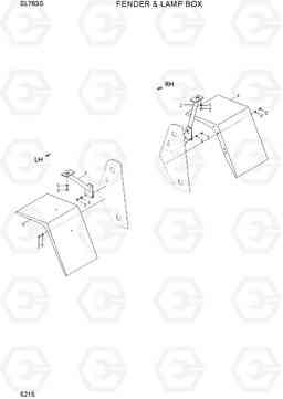5215 FENDER & LAMP BOX SL763S, Hyundai