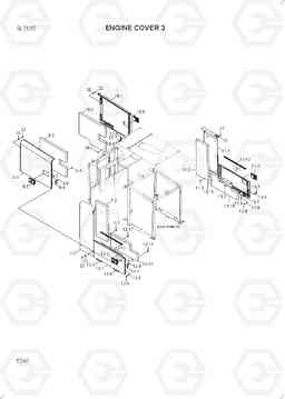 5240 ENGINE COVER 3 SL763S, Hyundai