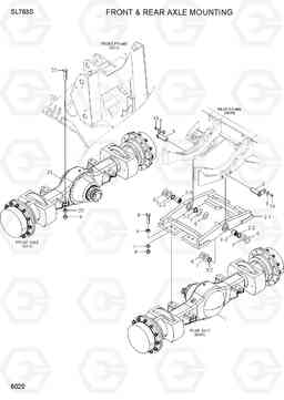 6020 FRONT & REAR AXLE MOUNTING SL763S, Hyundai