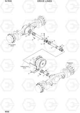 6030 DRIVE LINES SL763S, Hyundai