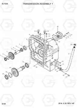 6120 TRANSMISSION ASSEMBLY 1 SL763S, Hyundai