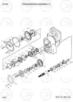 6150 TRANSMISSION ASSEMBLY 4 SL763S, Hyundai