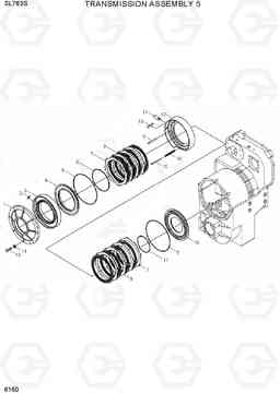 6160 TRANSMISSION ASSEMBLY 5 SL763S, Hyundai