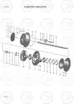6320 PLANETARY REDUCTOR SL763S, Hyundai