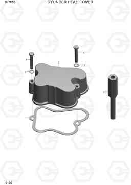 9130 CYLINDER HEAD COVER SL763S, Hyundai