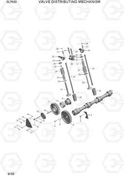 9150 VALVE DISTRIBUTING MECHANISM SL763S, Hyundai