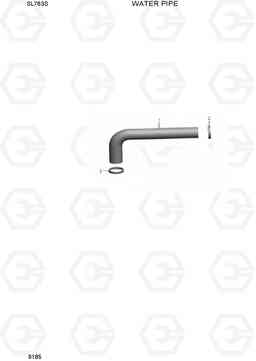 9185 WATER PIPE SL763S, Hyundai