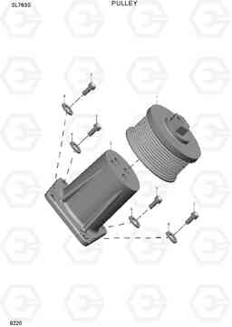 9220 PULLEY SL763S, Hyundai