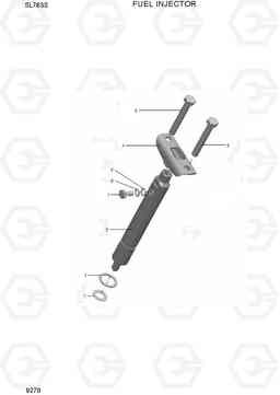 9270 FUEL INJECTOR SL763S, Hyundai