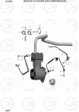 9410 SINGLE CYLINDER AIR COMPRESSOR SL763S, Hyundai