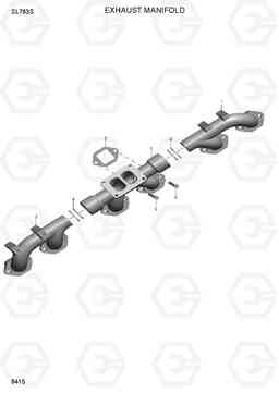 9415 EXHAUST MANIFOLD SL763S, Hyundai