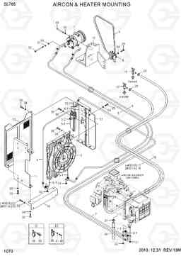 1070 AIRCON & HEATER MOUNTING SL765, Hyundai