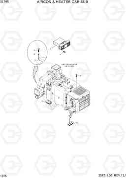 1075 AIRCON & HEATER CAB SUB SL765, Hyundai