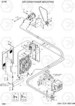 1090 AIR CONDITIONER MOUNTING SL765, Hyundai