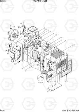 1120 HEATER UNIT SL765, Hyundai