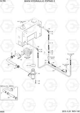 3020 MAIN HYDRAULIC PIPING 2 SL765, Hyundai