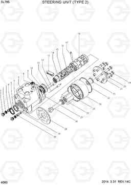 4060 STEERING UNIT (TYPE 2) SL765, Hyundai