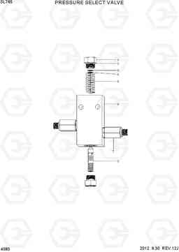 4080 PRESSURE SELECT VALVE SL765, Hyundai