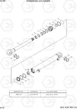 4110 STEERING CYLINDER SL765, Hyundai