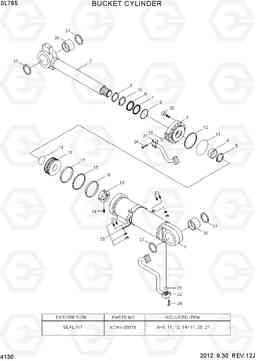 4130 BUCKET CYLINDER SL765, Hyundai