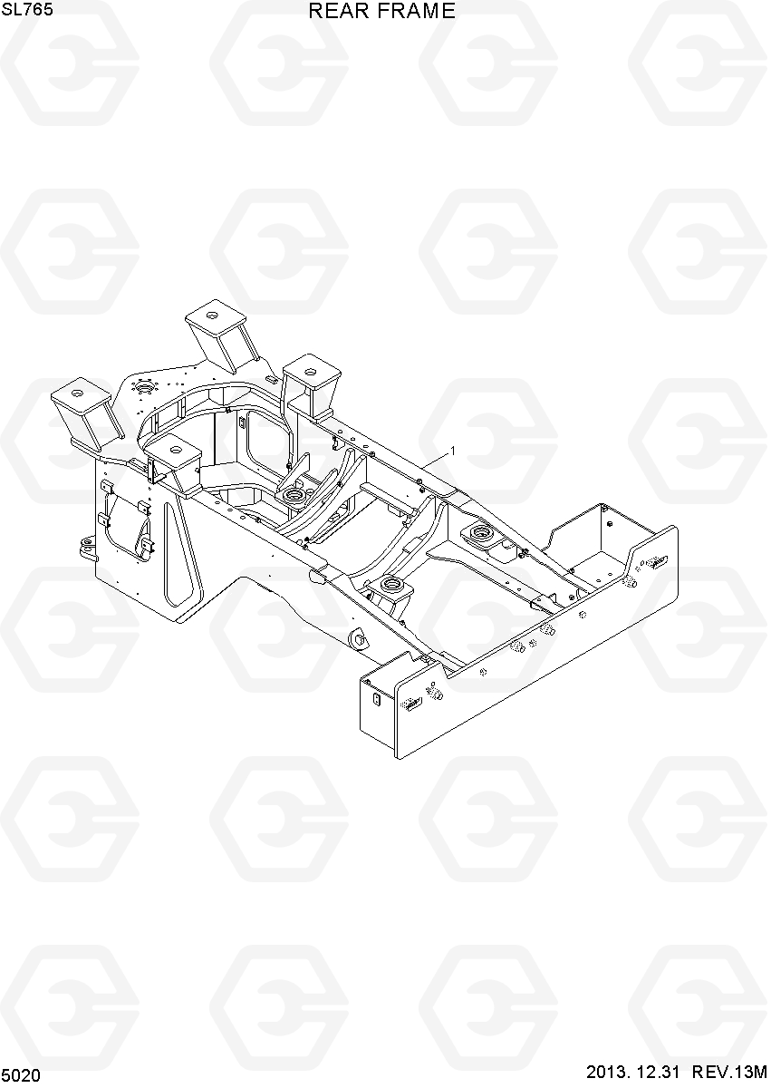 5020 REAR FRAME SL765, Hyundai