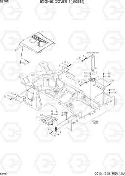 5220 ENGINE COVER 1(-#0288) SL765, Hyundai