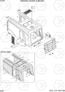 5230 ENGINE COVER 2(-#0288) SL765, Hyundai