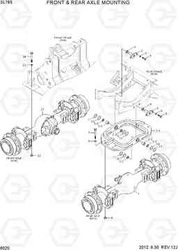6020 FRONT & REAR AXLE MOUNTING SL765, Hyundai