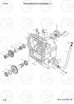6120 TRANSMISSION ASSEMBLY 1 SL765, Hyundai