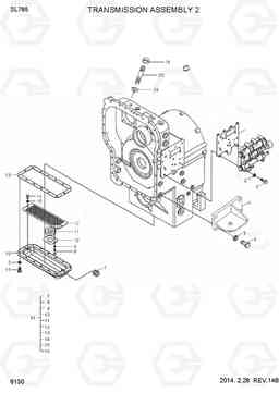 6130 TRANSMISSION ASSEMBLY 2 SL765, Hyundai