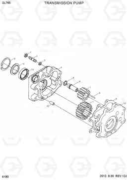 6180 TRANSMISSION PUMP SL765, Hyundai