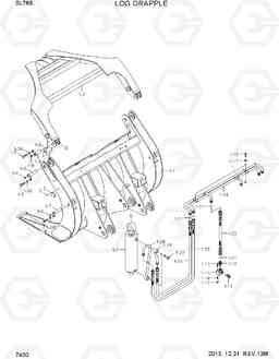 7400 LOG GRAPPLE SL765, Hyundai